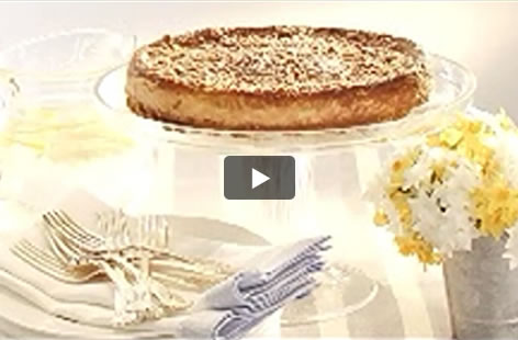 baked lemon cheesecake